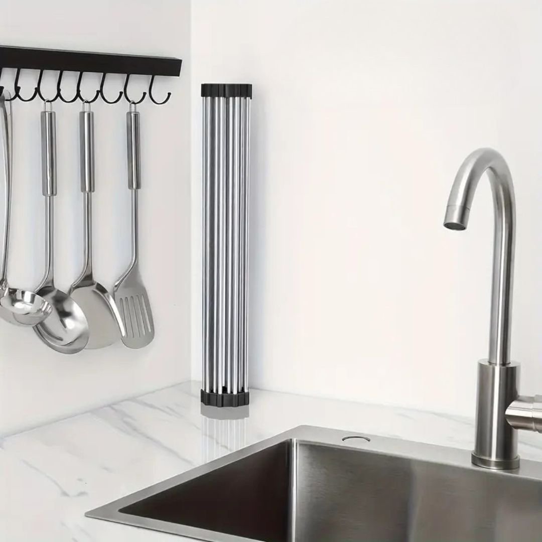 Égouttoir vaisselle sur évier | Roll’n’Dry™ - Plaisir de Nettoyer