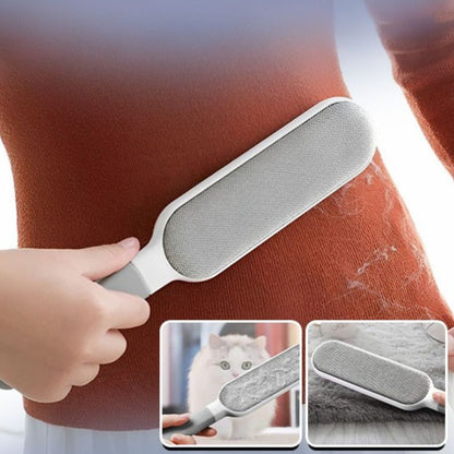 brosse anti poil double face auto-nettoyante pour une utilisation illimitée