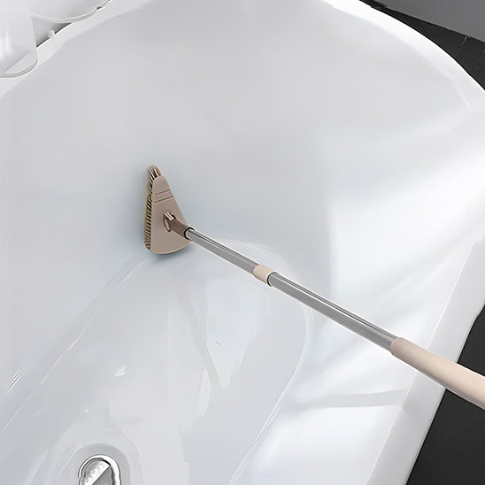 balai brosse triangulaire efficace pour salle de bain
