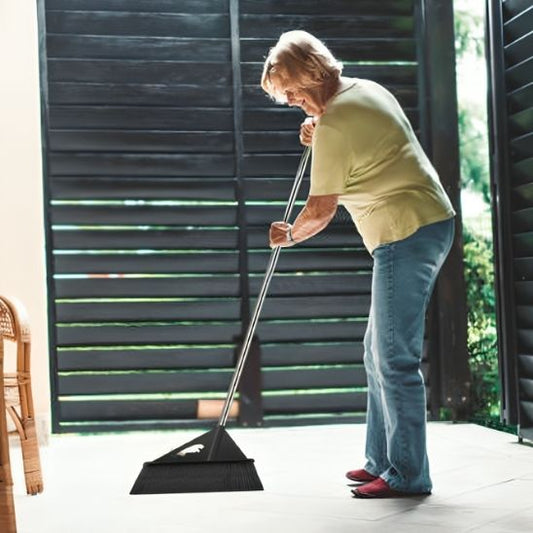 Balai triangulaire ergonomique pour nettoyage rapide de la maison
