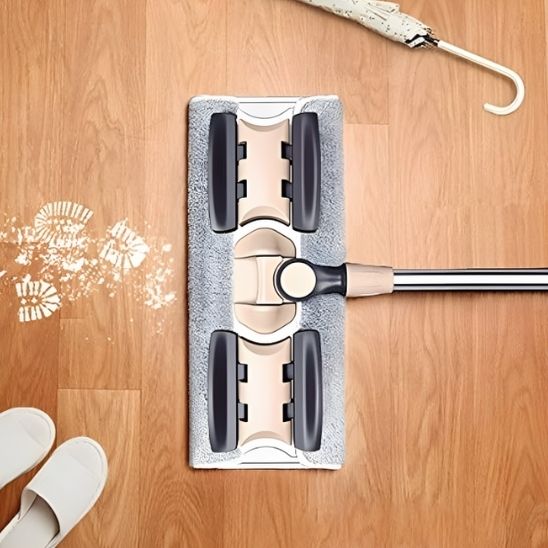 balai microfibre pour utilisation sèche et humide