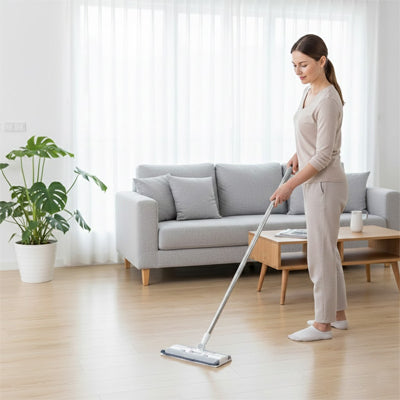 balai plat pour un nettoyage efficace et rapide de tous les sols