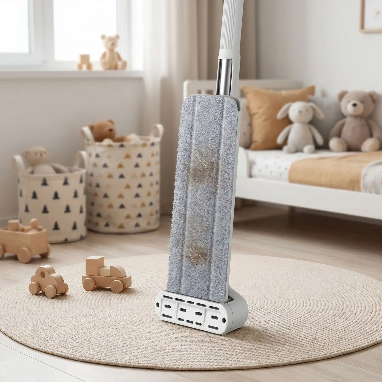 balai serpillère professionnel plat microfibre anti allergène