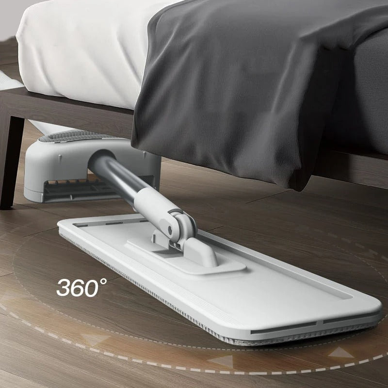 balai serpillère professionnel microfibre pliable flexible à 360°