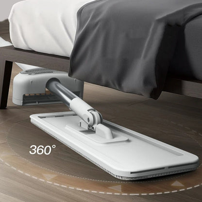 balai serpillère professionnel microfibre pliable flexible à 360°