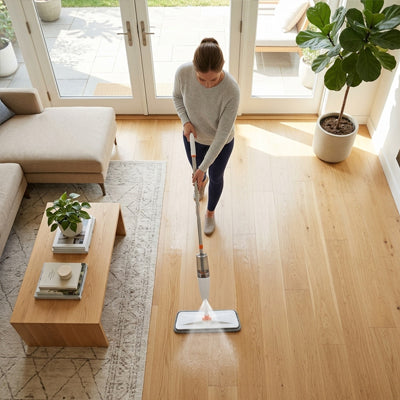 balai serpillère spray ultra absorbant efficace contre saleté poussière cheveux et poils