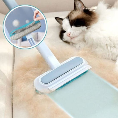brosse anti poil contre la poussière et poils d'animaux