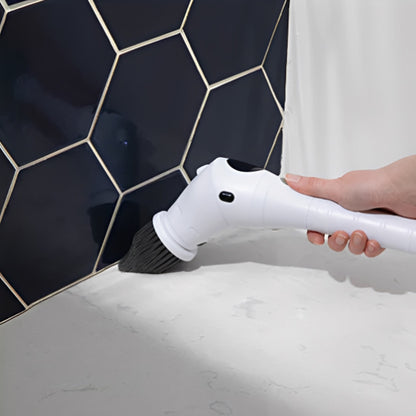 brosse de nettoyage électrique avec brosses interchangeables