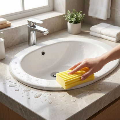 eponge lavable anti moisissure ultra absorbante et séchage instantané des surfaces