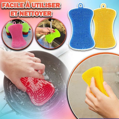 Eponge silicone | Silisponge™ - Plaisir de Nettoyer