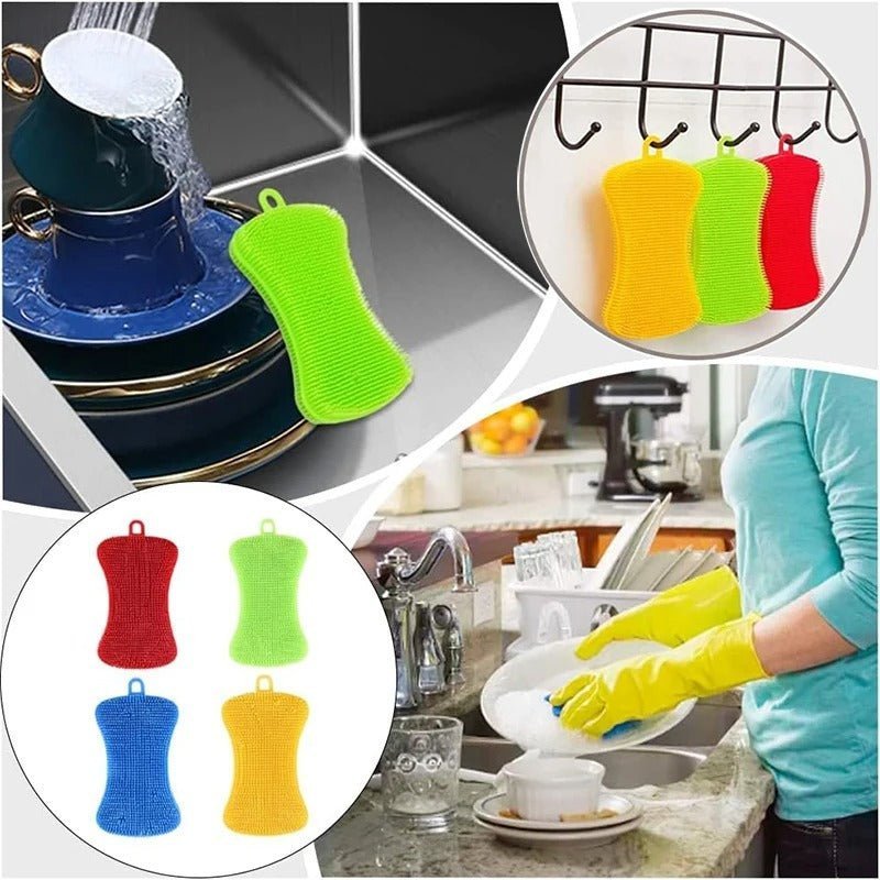 Eponge silicone | Silisponge™ - Plaisir de Nettoyer