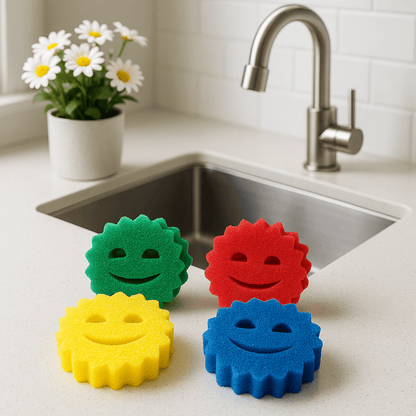 Éponge Smiley | Ecopure™ - Plaisir de Nettoyer
