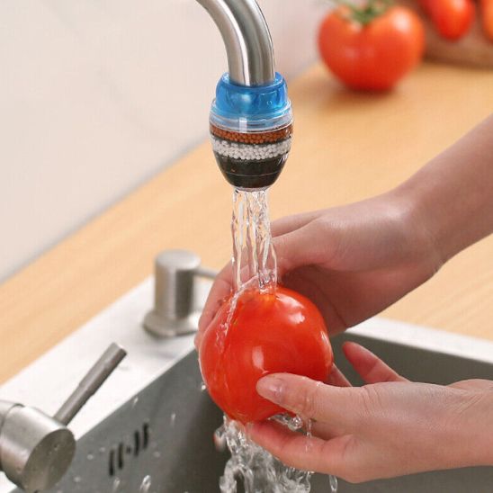 filtre eau robinet cuisine compatible a la plupart des robinets