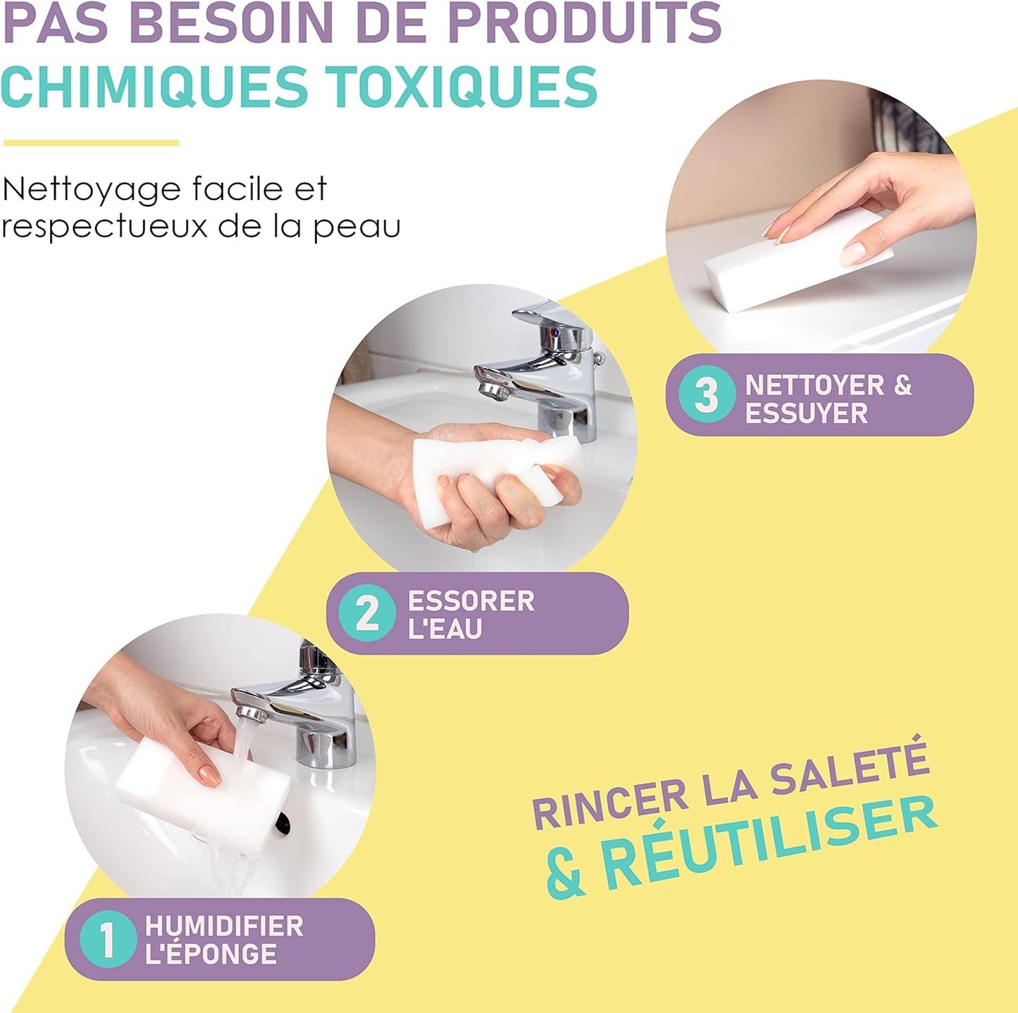 Gomme magique | Gomme efface tout™ - Plaisir de Nettoyer