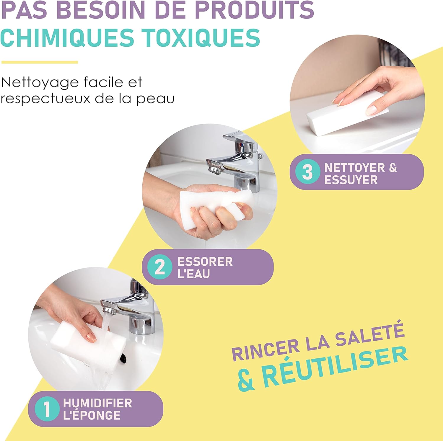 Gomme magique | Gomme efface tout™ - Plaisir de Nettoyer