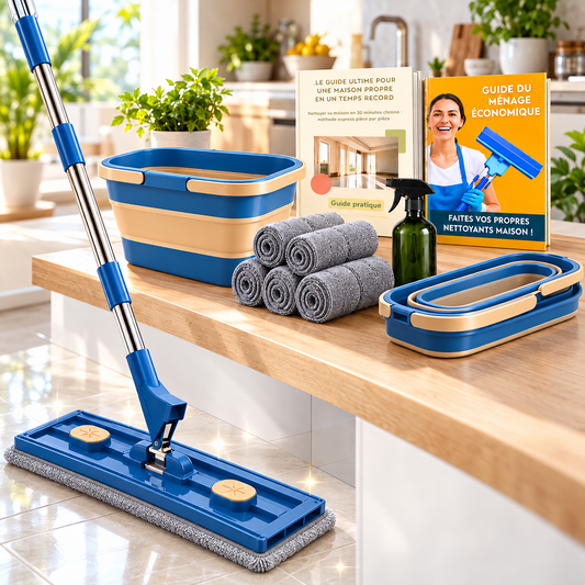pack balai serpillère professionnel pour un nettoyage naturel