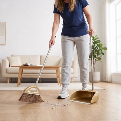 Pelle balayette pour nettoyer pour un intérieur impeccable