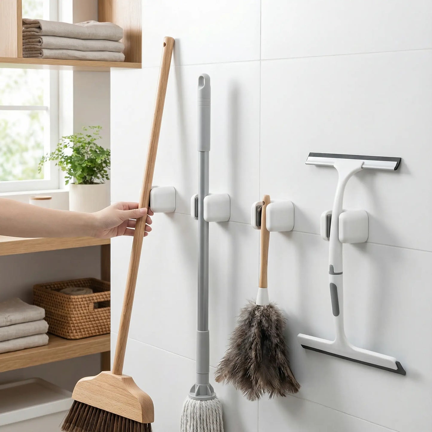 Porte Balai Mural - OrganizeHome