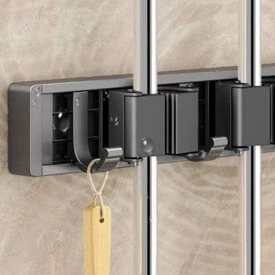 porte balai mural multi support