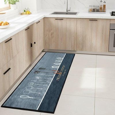 Tapis de cuisine  long avec surface antidérapante