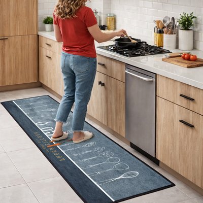 Tapis de cuisine résistant à l'humidité et aux éclaboussures