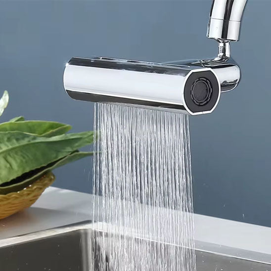 tete de robinet acier inoxydable chromé de luxe