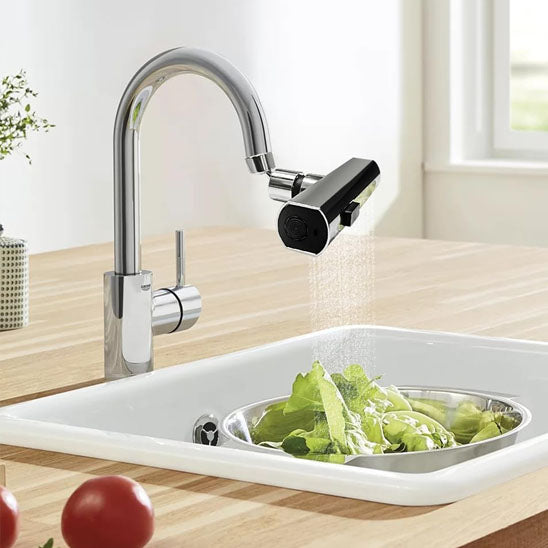 tete de robinet de cuisine rotatif
